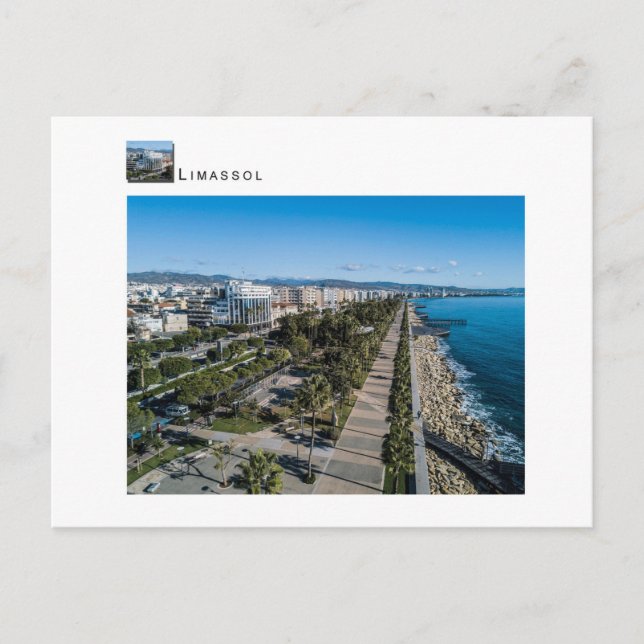 Cartão postal de Chipre Limassol (Frente)