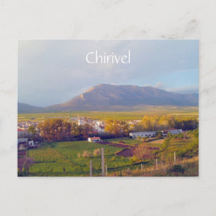 Cartão postal de Chirivel, Almeria, Andaluzia, Es