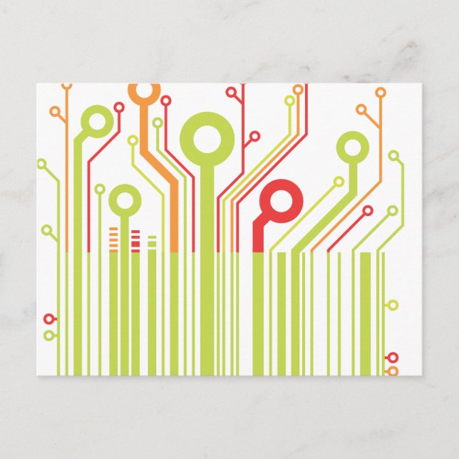 Cartão postal de código de barras (Frente)