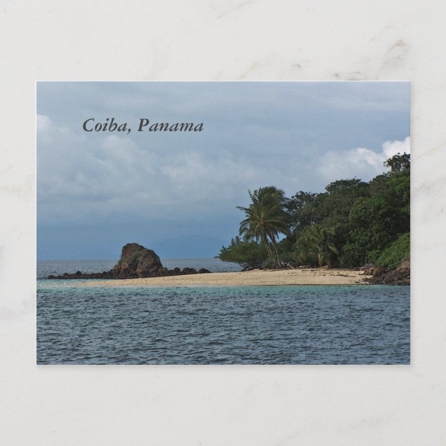 Cartão Postal de Coiba Panamá (Frente)
