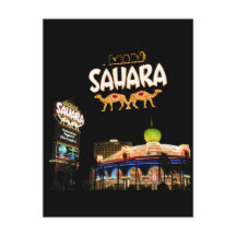 Cartão postal de compilação do Sahara Las Vegas