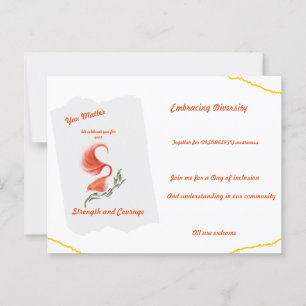 Cartão postal de conscientização