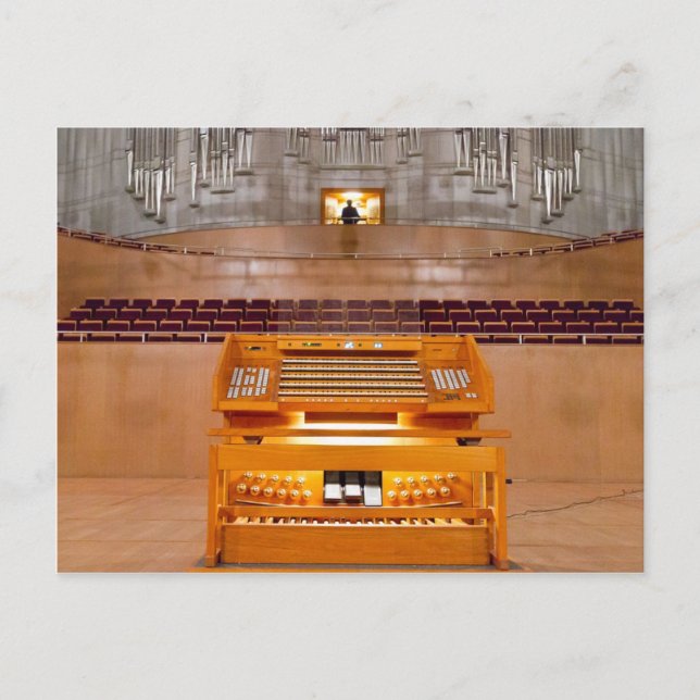 cartão postal de consola de órgão (Frente)