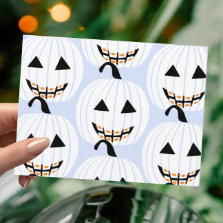 Cartão postal de consulta odontológica de Hallowee