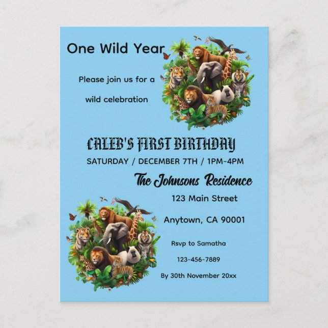 Cartão Postal de Convite (Frente)