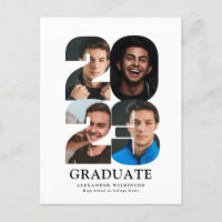2023 Modern Trendy 4 Photo Collage Graduation