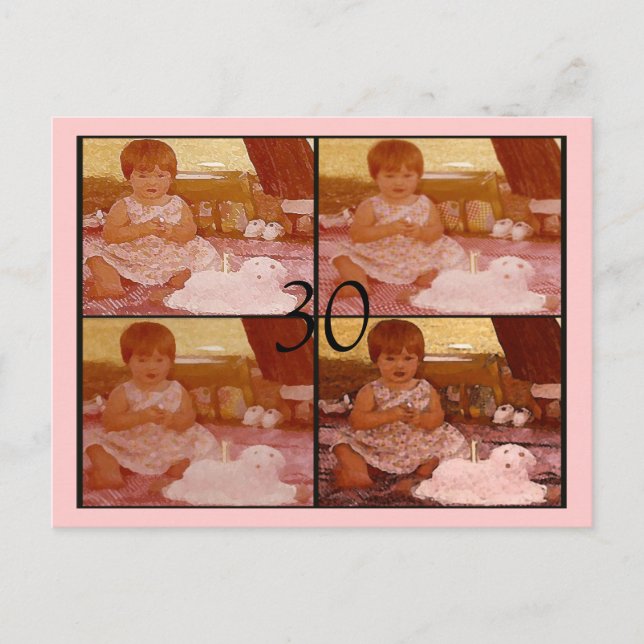 CARTÃO POSTAL DE CONVITE 30. (Frente)