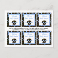6 Marcas De Favor Menino Azul Punk Rock Skull Flam