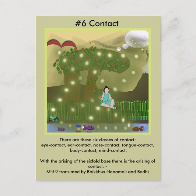 Cartão Postal De Convite #6 Uso dos Seis Sentidos - do Levantamento Depende (Frente)