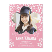 Cartão-postal de convite à Festa de formatura SAKU