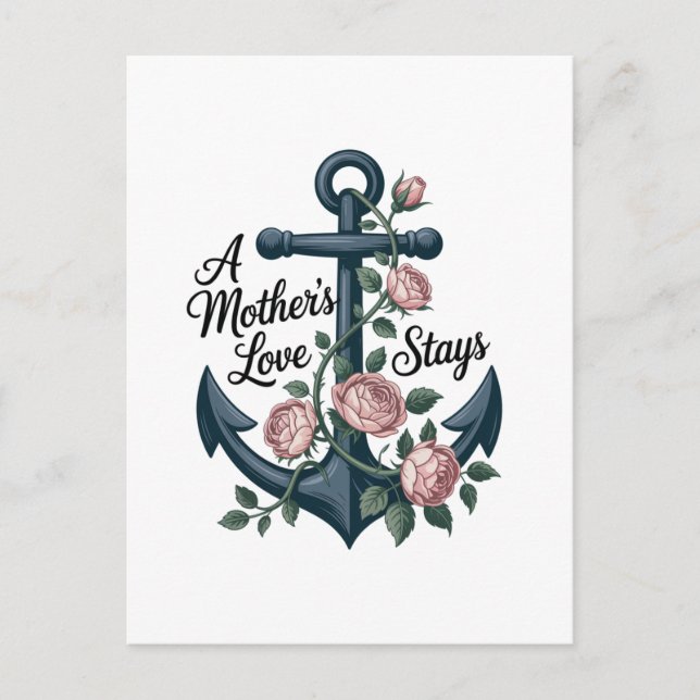 Cartão Postal De Convite A Mother’s Love Stays (Frente)
