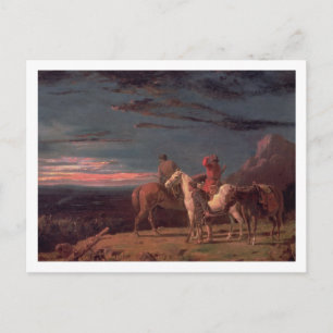 Cartão Postal De Convite A Party of Explorers, 1851 (petróleo na canvas)