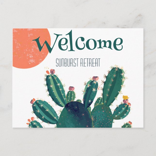 Cartão Postal De Convite Airbnb Thank You Card, Vacation Rental Welcome (Frente)