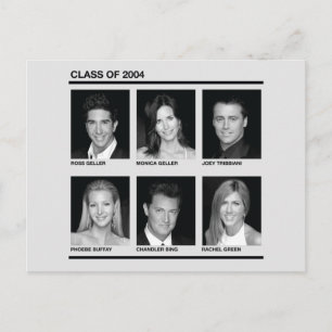 Cartão Postal De Convite AMIGOS™ Classe de 2004