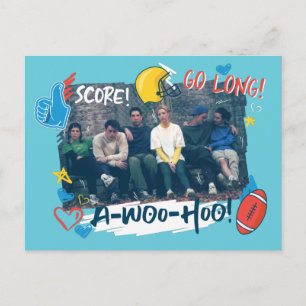 Cartão Postal De Convite AMIGOS™   Jogo de futebol