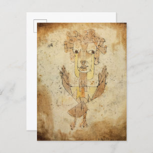 Cartão Postal De Convite Angelus Novus por Paul Klee