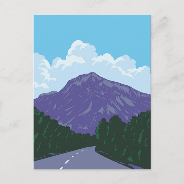 Cartão Postal De Convite Art perto de Elsbethen Salzburg Áustria WPA Art (Frente)