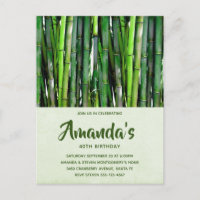 Bambu Verde Fala Natureza Fotografia Aniversário
