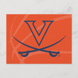 Cartão Postal De Convite Basquetebol Virginia Cavaliers