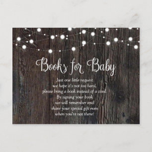 Cartão Postal De Convite Bebê está criando livros de Chá de fraldas russos 