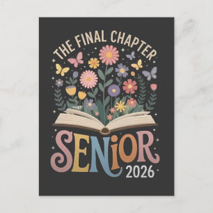 Cartão Postal De Convite Blossom da graduação do Mais velho de capítulo fin