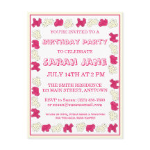 Bolachas e biscoitos, cor-de-rosa, Festa de aniver