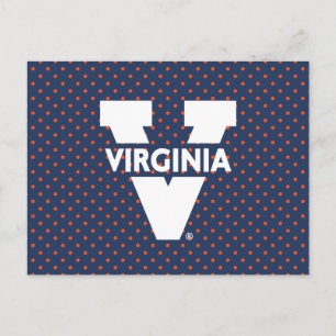 Cartão Postal De Convite Bolinhas da Virginia Cavaliers