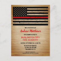 Bombeiro de Graduação Thin Red Line