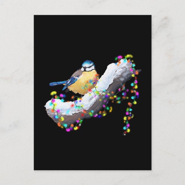 Cartão Postal De Convite Brilho Brilho Pequeno Tit (Frente)