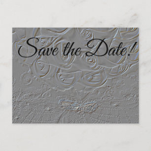 Cartão Postal De Convite buquê e anéis integrados ao 7060-E