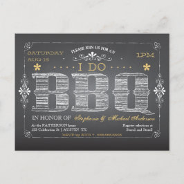 Cartão Postal De Convite Cartão de CHURRASCO PERSONALIZADO I Do