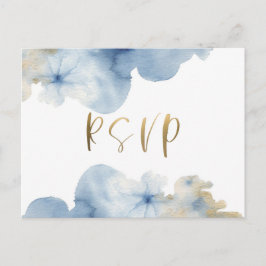 Cartão Postal De Convite Cartão de Resposta Lux Aguarela