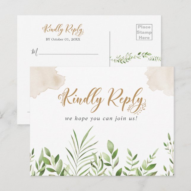 Cartão Postal De Convite Cartão de Solicitação de Música de Verificação de  (Frente/Verso)