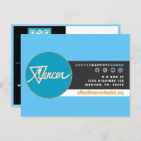 Cartão-postal da Igreja Batista Mercer
