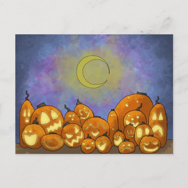 Cartão Postal De Convite Cartão-postal da Moon Vivendo Parte (Frente)