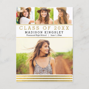 Cartão Postal De Convite Cartão-postal de lançamento de distribuição clássi