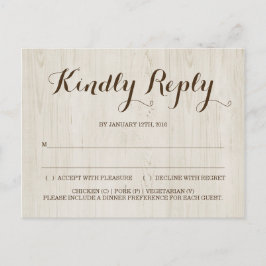 Cartão Postal De Convite Cartão-postal RSVP Russo