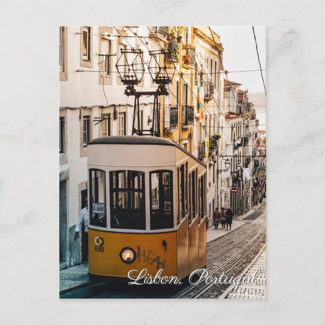 Cartão Postal De Convite Cartão viagem de Lisboa Portugal (Frente)