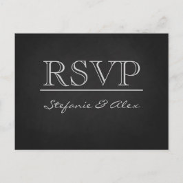 Cartão Postal De Convite Cartaz de casamento RSVP de quadro