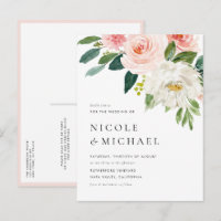 Casamento de Código QR das Flores de Jardim Bonito