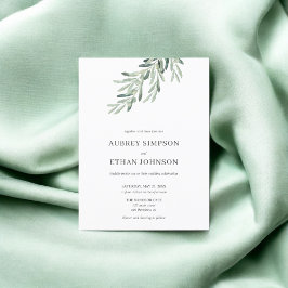 Cartão Postal De Convite Casamento Oleícola Russo do Orçamento