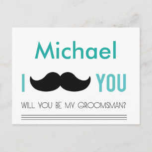 Cartão Postal De Convite Casamento Personalizado Você será meu cartão de pa