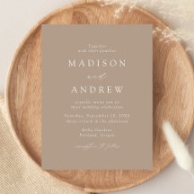 Casamento Taupe Moderno e Elegante
