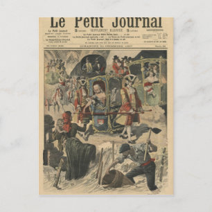 Cartão Postal De Convite Celebração feita pelo Ville de Paris