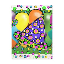 Chapéus do Partido Birthay