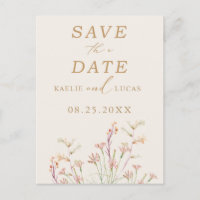 Charm Wild Flower Casamento Salva A Data