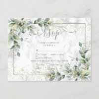 Cinza clara branca Floral Dourada RSVP