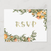 Citrus Orchard | Boho Greenery Wedding RSVP