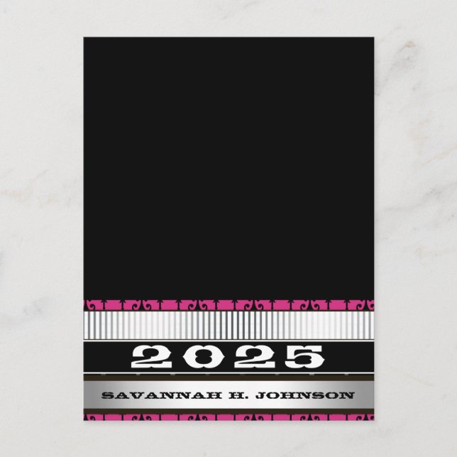 Cartão Postal De Convite Classe de Formatação (Frente)