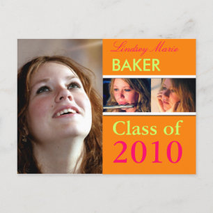 Cartão Postal De Convite Classe de Graduação 2010, fotos postais